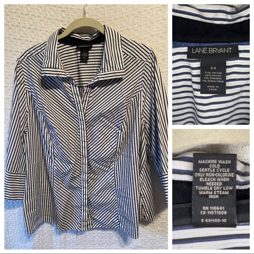 Lane Bryant Button Front Blouse size 20